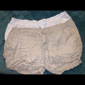 Old Navy Linen Blend Shorts. Size 12